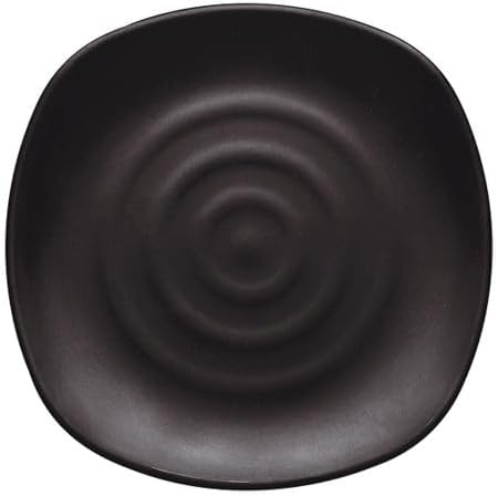 11 Inch Frosted Melamine Dinner Plate, 27.9 x 27.9 x 3.5 cm
