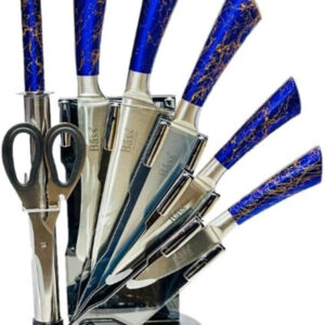 knife Set 8Pcs With Stand blue Bass/B11214A