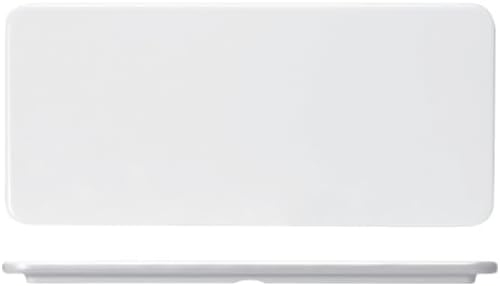 B475 12 Inch Rectangular Sushi Melamine Plate, 30.4 x 13.9 x 1.4 cm