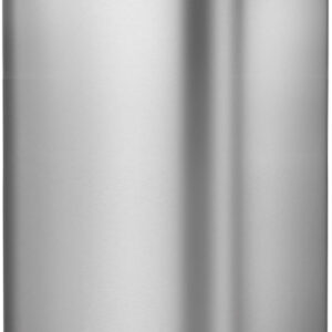 EKO 20L Square Step Bin Stella - Silver | Large Pedal Bin with Soft-Close Lid | Fingerprint-Resistant Finish | Removable Inner Liner