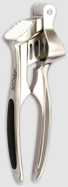 B&S Premium Garlic Press 190mm – Heavy Duty Stainless Steel Garlic Crusher with Ergonomic Handle – Includes Gift Box – Kitchen Accessories