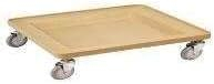 JB-RT Cup Basket Cart, Amber, L52.1xW52.1xH19cm, JB-RT2 Iron Handle, H70xD34cm, Wooden, Rolling
