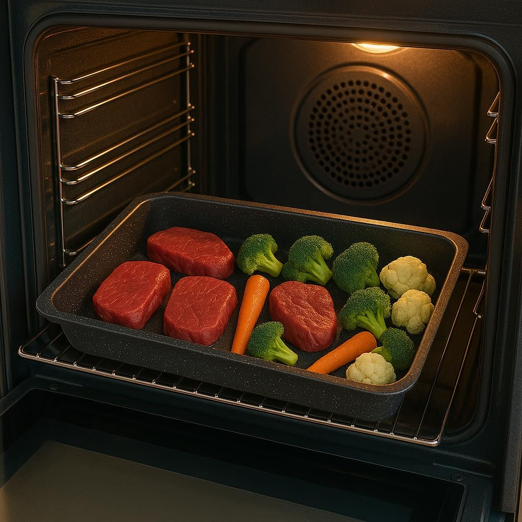 B&S Baking Pans "GASTRONORM" 1/1 Size – Heavy-Duty Stainless Steel Trays 53x32xH20 | H40 | H65 cm for Commercial Kitchen & Catering – Durable, Eco-Friendly Cookware Accessory (53x32xH20 cm)
