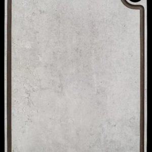 B&S Brown Cutting Board with Juice Channel and Hanging Hole – 330x230mm Durable Kitchen Board for Chopping, Carving, and Food Prep – Stylish and Functional (GREY)